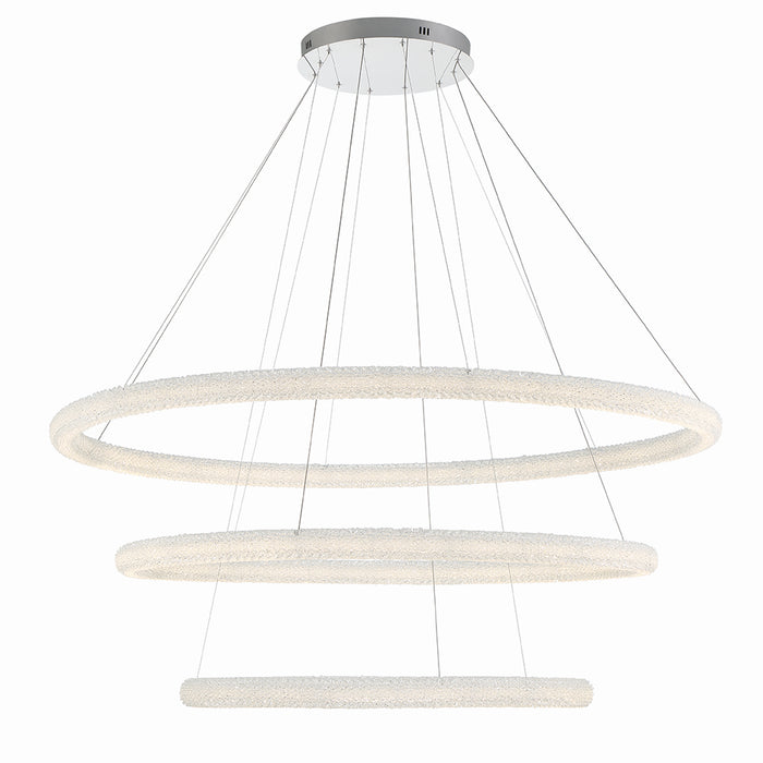 Eurofase 43927-012 LED Chandelier, Chrome