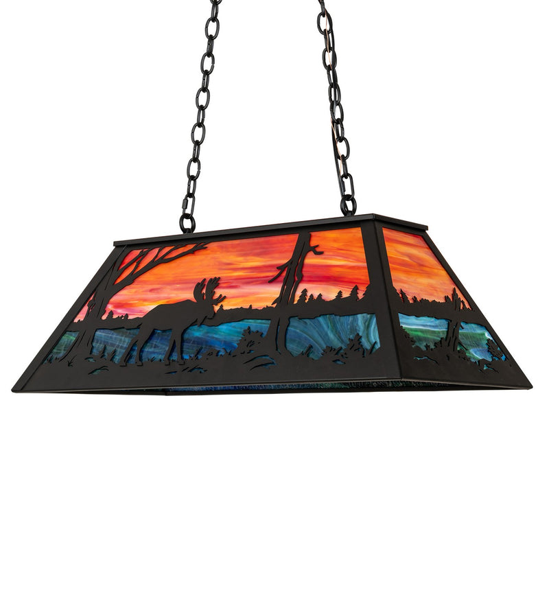 Meyda Tiffany 234273 Six Light Pendant, Textured Black
