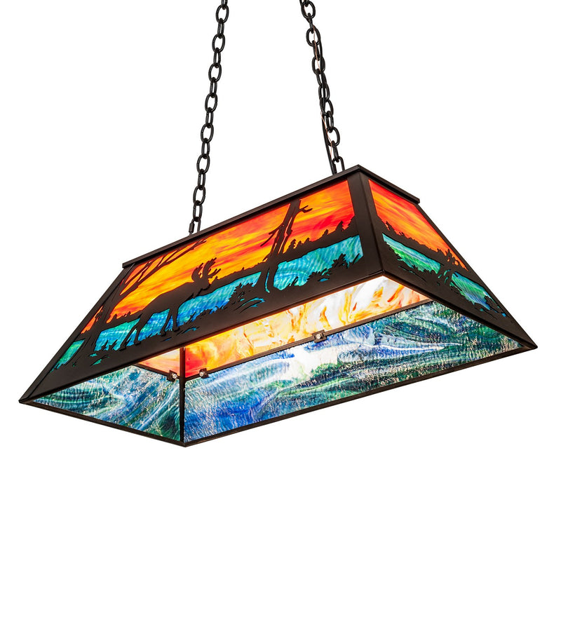 Meyda Tiffany 234273 Six Light Pendant, Textured Black