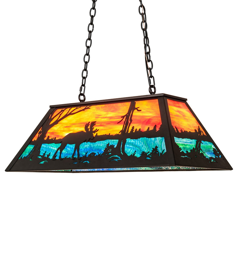 Meyda Tiffany 234273 Six Light Pendant, Textured Black