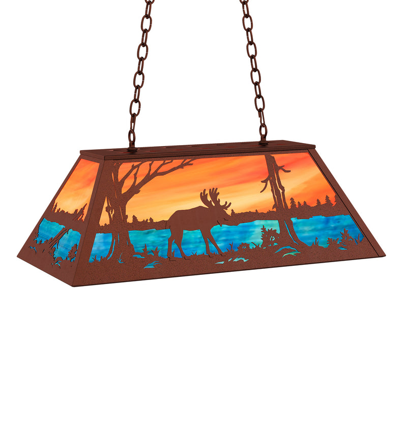 Meyda Tiffany 234275 Six Light Pendant, Rust