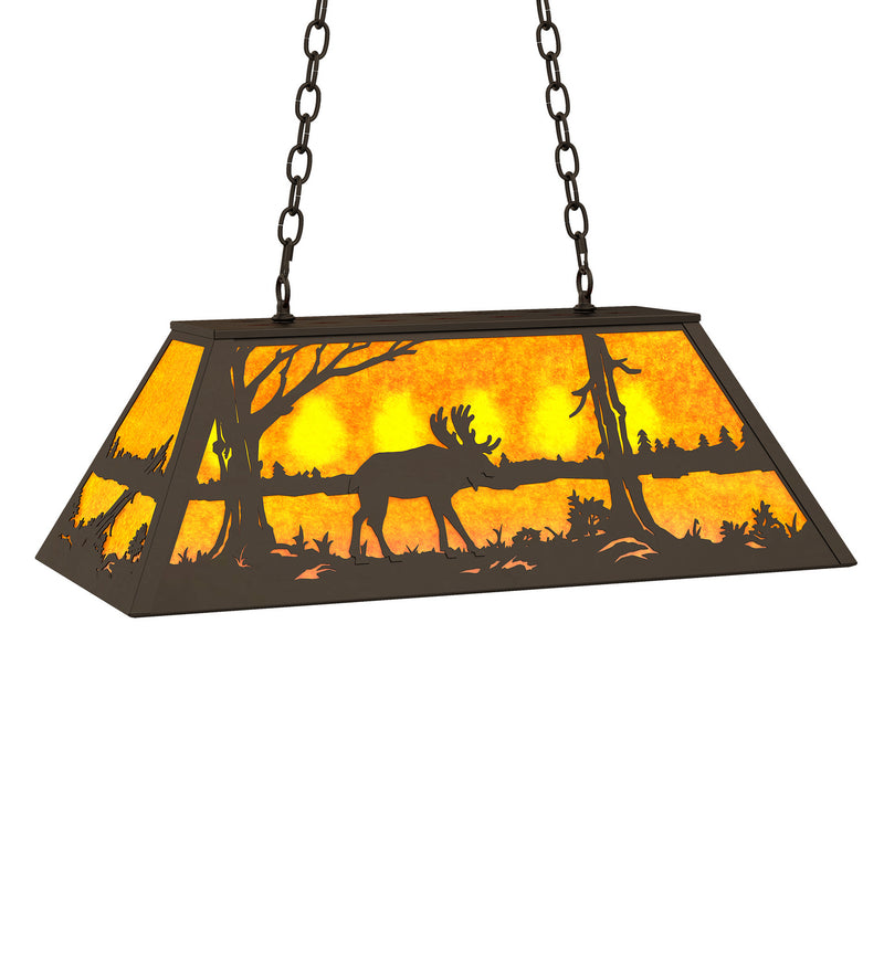 Meyda Tiffany 234279 Six Light Pendant, Oil Rubbed Bronze