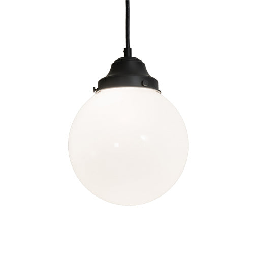 Meyda Tiffany 234342 One Light Pendant, Flat Black