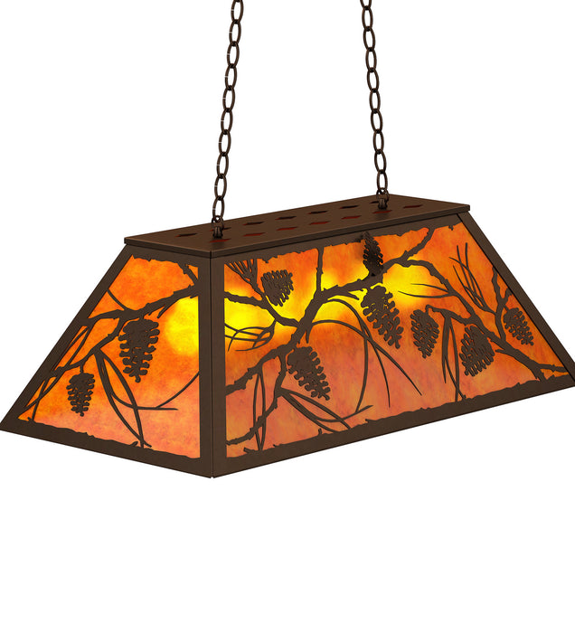 Meyda Tiffany 234377 Six Light Pendant, Timeless Bronze