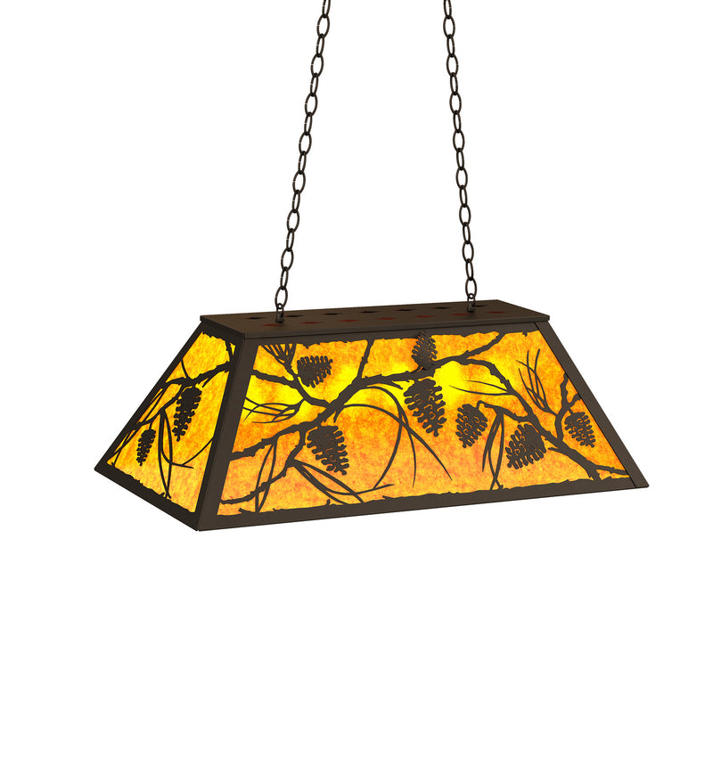 Meyda Tiffany 234380 Six Light Pendant, Oil Rubbed Bronze