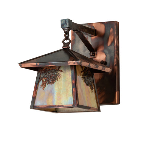 Meyda Tiffany 234649 One Light Wall Sconce, Dark Burnished Copper