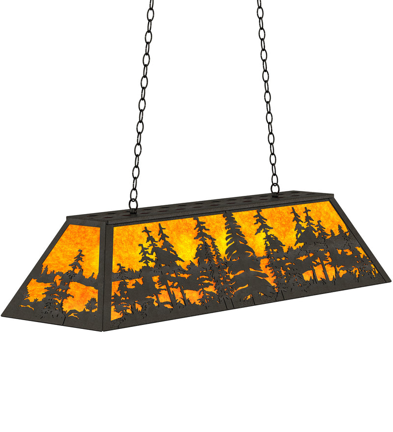 Meyda Tiffany 234661 Six Light Pendant, Textured Black