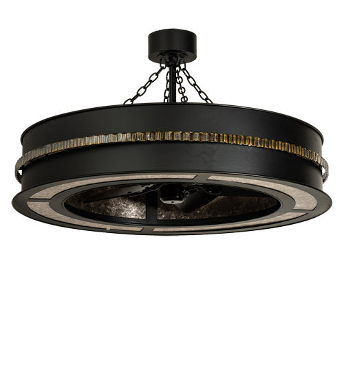 Meyda Tiffany 234842 Eight Light Chandel-Air, Black Metal