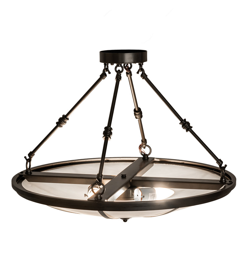 Meyda Tiffany 234850 LED Semi-Flushmount, Bronze