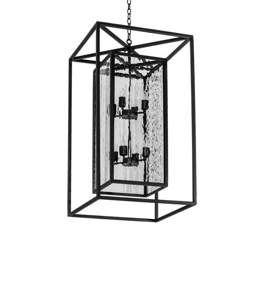 Meyda Tiffany 235125 Eight Light Pendant, Solar Black