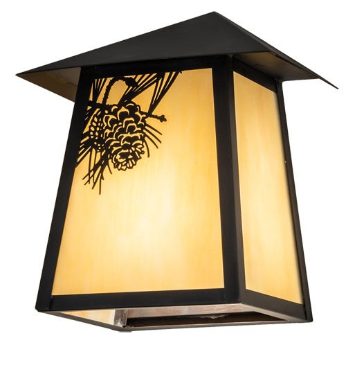 Meyda Tiffany 235269 One Light Wall Sconce, Craftsman Brown