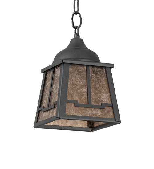 Meyda Tiffany 235322 One Light Mini Pendant, Gun Metal Gray