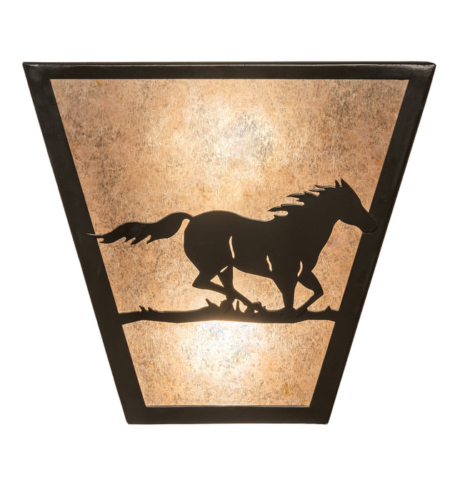 Meyda Tiffany 235509 Two Light Wall Sconce, Timeless Bronze