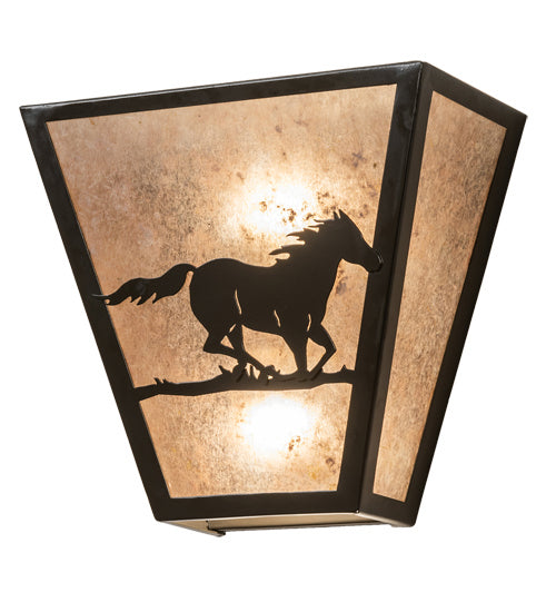 Meyda Tiffany 235509 Two Light Wall Sconce, Timeless Bronze