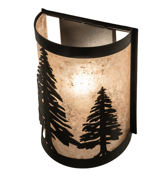 Meyda Tiffany 235698 One Light Wall Sconce, Textured Black