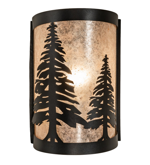 Meyda Tiffany 235698 One Light Wall Sconce, Textured Black