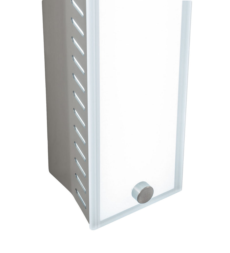 Meyda Tiffany 235743 LED Wall Sconce, Satin Nickel Powder Coat