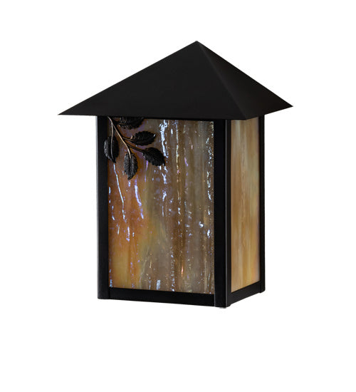 Meyda Tiffany 235888 One Light Wall Sconce, Craftsman Brown