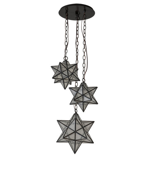 Meyda Tiffany 236061 Three Light Pendant, Timeless Bronze