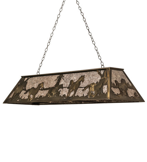 Meyda Tiffany 236084 Nine Light Pendant, Antique Copper