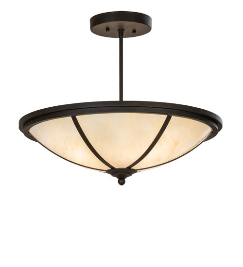 Meyda Tiffany 236171 Four Light Semi-Flushmount, Oil Rubbed Bronze
