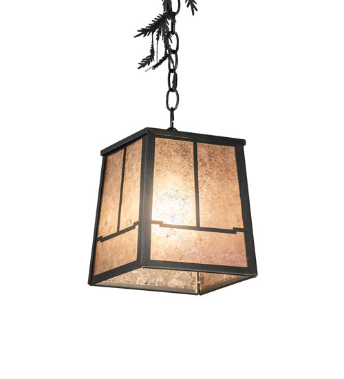 Meyda Tiffany 236273 One Light Pendant, Gunmetal Gray