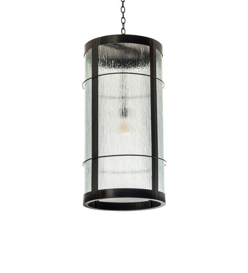 Meyda Tiffany 236357 One Light Pendant, Solar Black