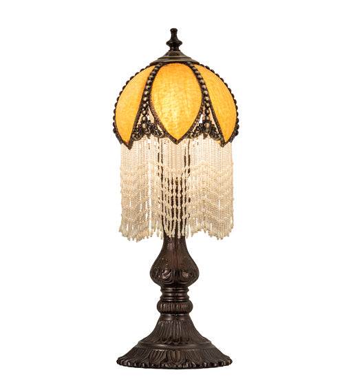 Meyda Tiffany 236387 One Light Table Lamp, Craftsman Brown,Mahogany Bronze