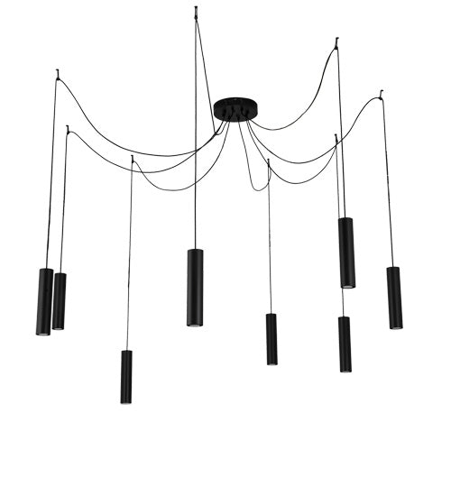 Meyda Tiffany 236516 LED Pendant, Flat Black