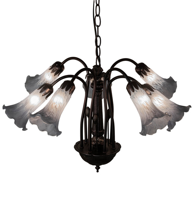 Meyda Tiffany 236535 Seven Light Chandelier, Mahogany Bronze