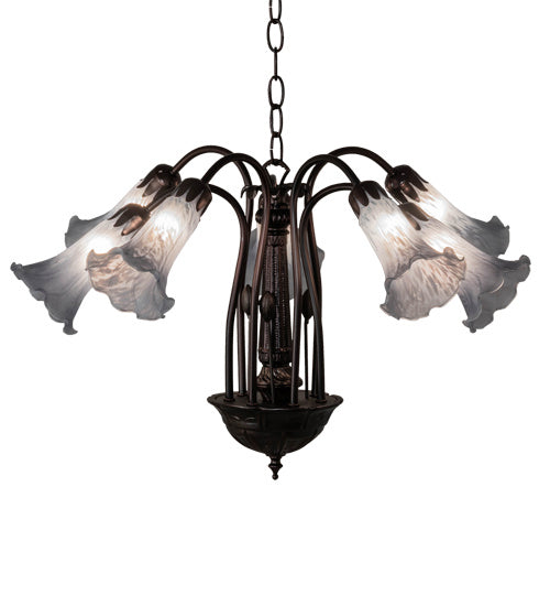 Meyda Tiffany 236535 Seven Light Chandelier, Mahogany Bronze
