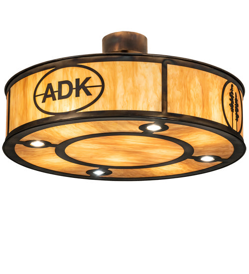 Meyda Tiffany 236547 LED Pendant, Light Burnished Antique Copper