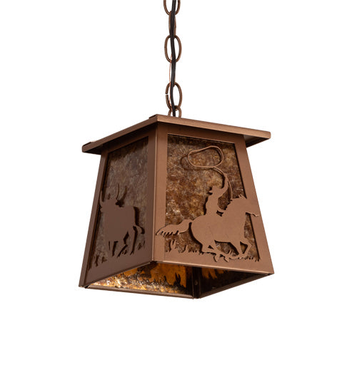 Meyda Tiffany 236859 One Light Pendant, Metallic Bronze