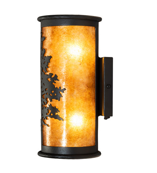 Meyda Tiffany 237133 Two Light Wall Sconce, Old Wrought Iron