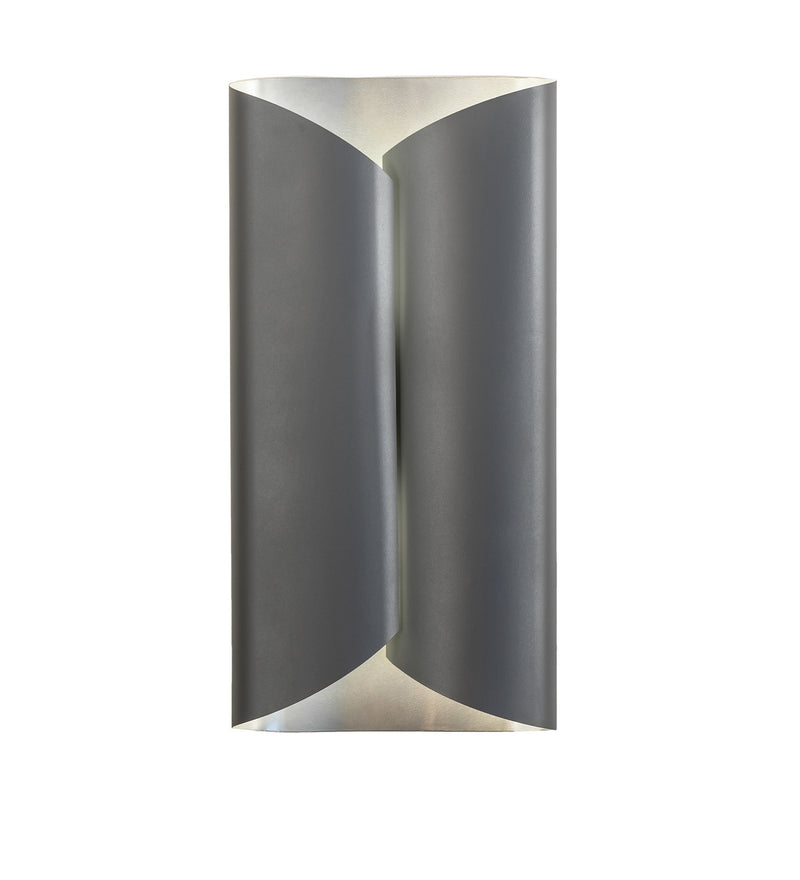 Meyda Tiffany 237234 LED Wall Sconce, Nickel/Weatherable Dark Grey