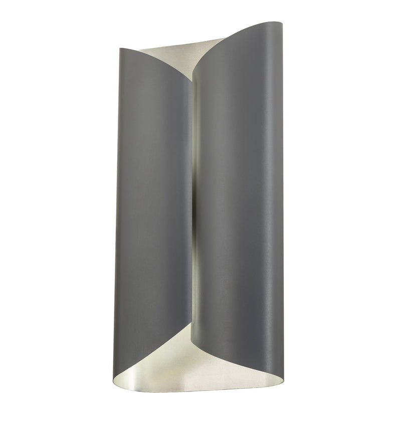 Meyda Tiffany 237234 LED Wall Sconce, Nickel/Weatherable Dark Grey