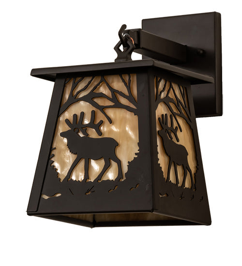 Meyda Tiffany 237280 One Light Wall Sconce, Oil Rubbed Bronze