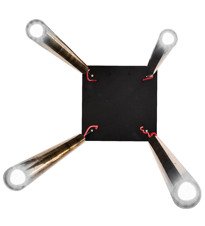 Meyda Tiffany 237504 Four Light Pendant, Oil Rubbed Bronze