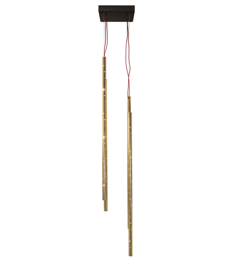 Meyda Tiffany 237504 Four Light Pendant, Oil Rubbed Bronze