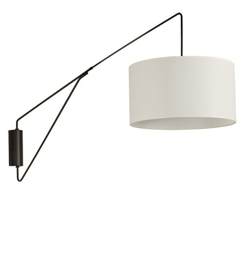 Meyda Tiffany 237531 One Light Swing Arm Wall Sconce, Oil Rubbed Bronze