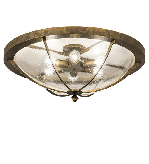 Meyda Tiffany 237956 LED Flushmount, Dark Smoke
