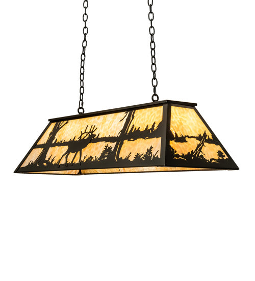 Meyda Tiffany 237973 Six Light Pendant, Timeless Bronze