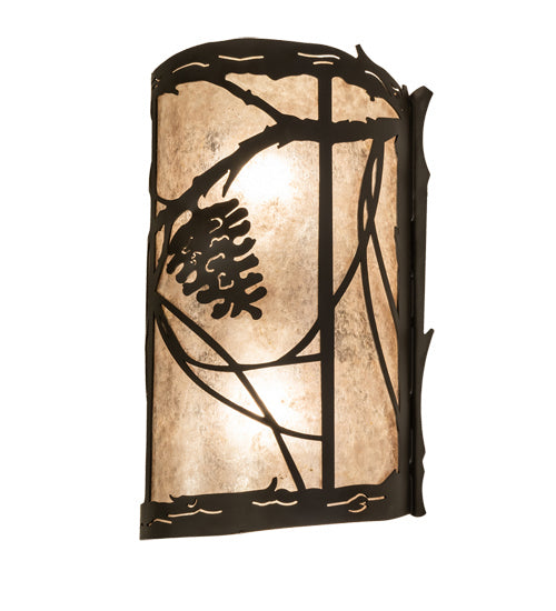 Meyda Tiffany 238002 Two Light Wall Sconce, Oil Rubbed Bronze