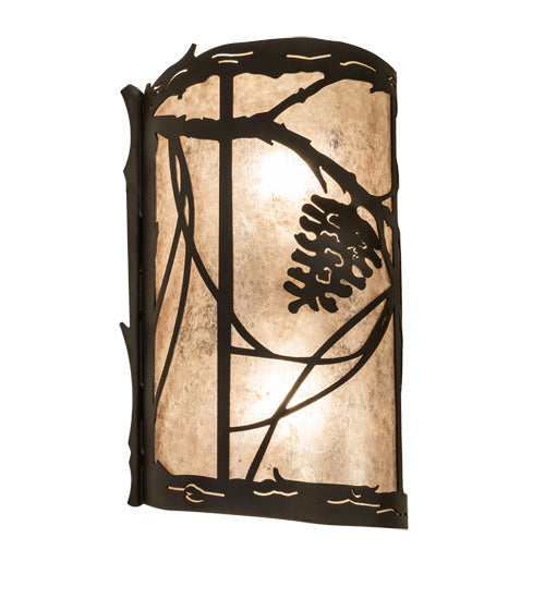 Meyda Tiffany 238003 Two Light Wall Sconce, Oil Rubbed Bronze