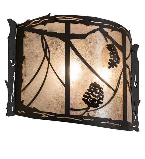 Meyda Tiffany 238004 Two Light Wall Sconce, Oil Rubbed Bronze