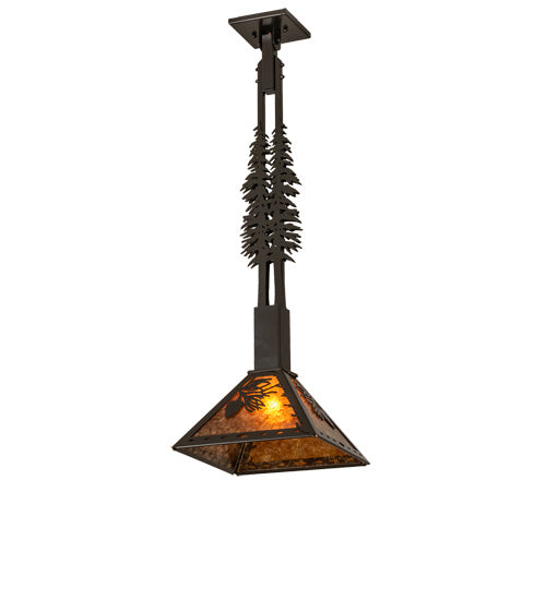 Meyda Tiffany 238020 One Light Pendant, Timeless Bronze