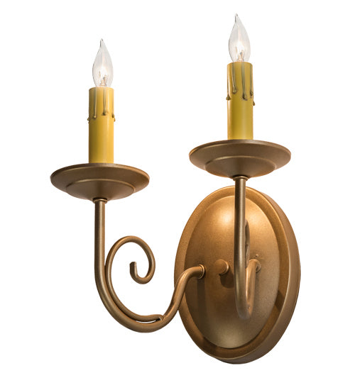 Meyda Tiffany 238069 LED Wall Sconce, Gold Metallic