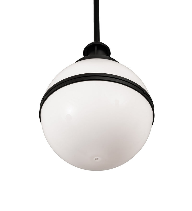 Meyda Tiffany 238313 One Light Pendant, Black Tex