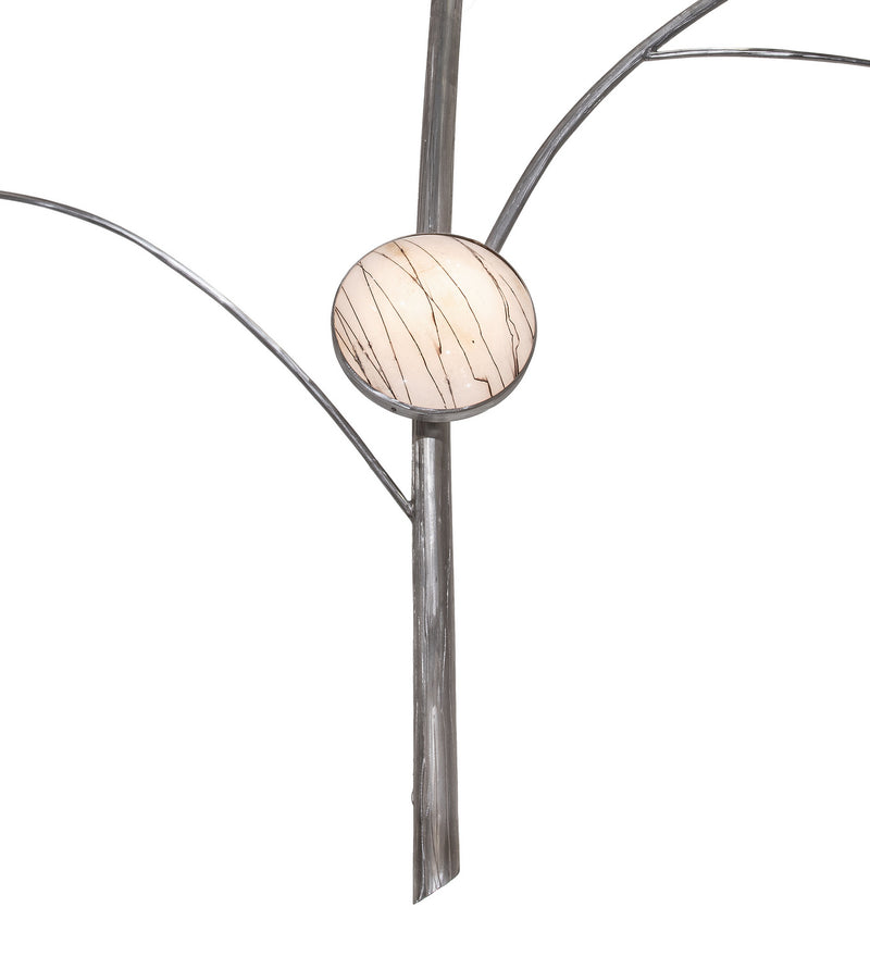 Meyda Tiffany 238638 LED Wall Sconce, Hammered Stainless Steel