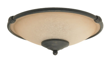 Meyda Tiffany 238749 Four Light Flushmount, Fawn Brown